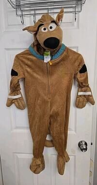 H225 Scooby-Doo ZIP UP Costume Size Small Hanna-Barbera Preowned FAST SHIPPING